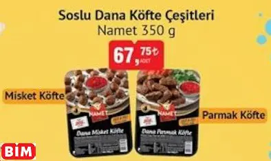 NAMET SOSLU DANA KÖFTE ÇEŞİTLERİ